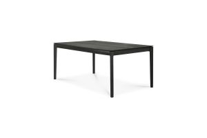 ETHNICRAFT BLACK BOK UITSCHUIFTAFEL 140-220x90x76 51542