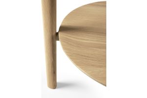 ETHNICRAFT OAK BOK SIDE TABLE 43x43x50 51501