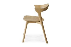 ETHNICRAFT OAK BOK DINING CHAIR LACQUERED 50x54x76 50073