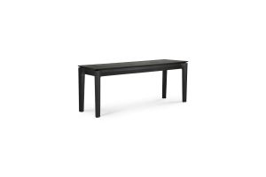 ETHNICRAFT BLACK OAK BOK BENCH 146x35x46 51536