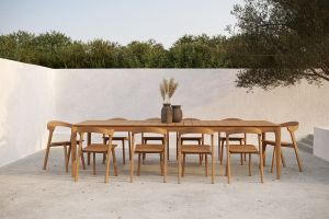 ETHNICRAFT TEAK BOK OUTDOOR DINING TABLE 200x100x76 10270 
