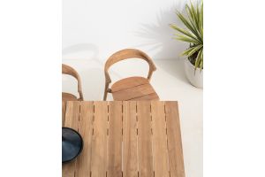 ETHNICRAFT TEAK BOK OUTDOOR DINING TABLE 200x100x76 10270 