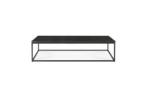 ETHNICRAFT THIN BLACK COFFEE TABLE 120x70x30