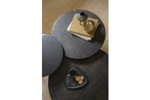 ETHNICRAFT LUNA COFFEE TABLE - LAVA WHISKY 80x80x35 25905