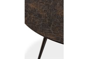 ETHNICRAFT LUNA COFFEE TABLE - LAVA WHISKY 50x50x45 25899