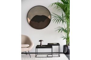  ETHNICRAFT TRAY SQUARE COFFEE TABLE SET 
 39 x 39 x 38 / 52 x 52 x 31 20791