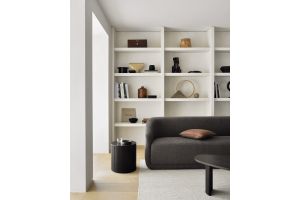 ETHNICRAFT ROLLER MAX ROUND SIDE TABLE 40x40x40