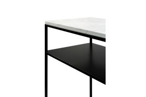 ETHNICRAFT STONE CONSOLE - MARBLE TOP - CARRARA 