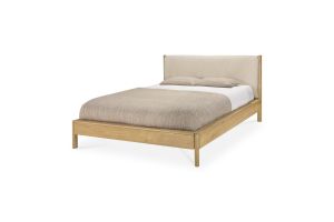 PI BED - OAK - CLOUD FABRIC - MATTRESS 160X200 - WITHOUT SLATS -  182 X 222 X 105 52071