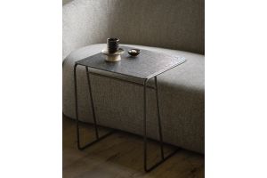 ETHNICRAFT ELLIPSE SIDE TABLE - UMBER 45x40x51