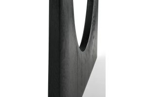 ETHNICRAFT BLACK OAK GEOMETRIC DINING TABLE 220