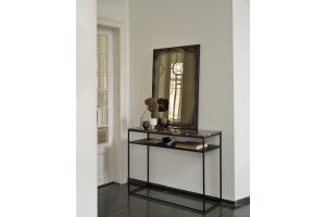 ETHNICRAFT STONE CONSOLE-MARBLE TOP-DARK EMPERADOR
