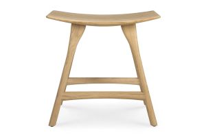 ETHNICRAFT OAK OSSO STOOL 50x33x48