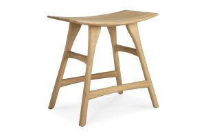 ETHNICRAFT OAK OSSO STOOL 50x33x48