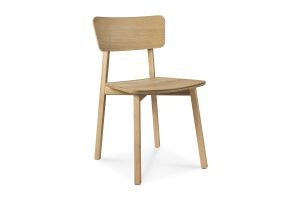 ETHNICRAFT OAK CASALE DINING CHAIR 46x52x79 - GEVERNIST 50072