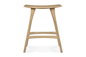 ETHNICRAFT OAK OSSO COUNTER STOOL 57x33x67 53044
