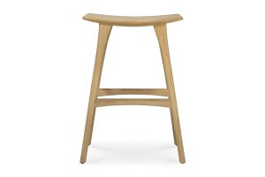 ETHNICRAFT OAK OSSO BAR STOOL 57x33x80