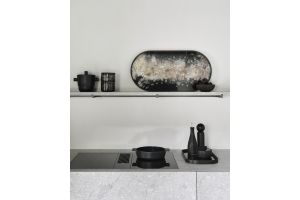  ETHNICRAFT BLACK ORGANIC TRAY - MEDIUM OBLONG