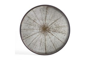ETHNICRAFT SLICE TRAY- MIRROR- LIGHT AGED- 48x48x4