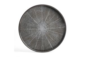 ETHNICRAFT SLICE TRAY - WOOD - WHITE - 48x48x4