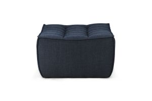 ETHNICRAFT N701 SOFA - FOOTSTOOL - GRAPHITE 70X70 20226