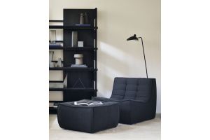 ETHNICRAFT N701 SOFA - 1 SEATER - GRAPHITE 80x91x76 20222