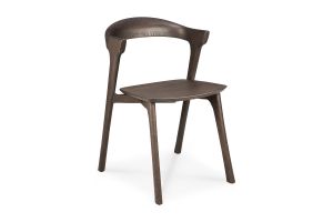 ETHNICRAFT BROWN OAK BOK DINING CHAIR 50x54x76