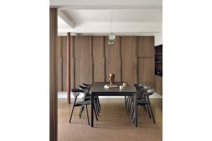 ETHNICRAFT BROWN OAK BOK DINING TABLE 220x95x76 51559