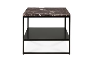ETHNICRAFT STONE BLACK EMPERADOR SIDE TABLE 