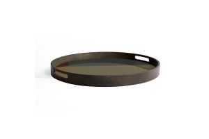 ETHNICRAFT ANGLE TRAY - GLASS - SLATE - 48x48x4