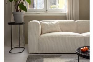 INDIAN SUMMER | HOEKBANK| LONGCHAIR |RIBCORD-CREAM