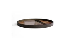 ETHNICRAFT ANGLE TRAY - GLASS - PINOT - L 61x61x4