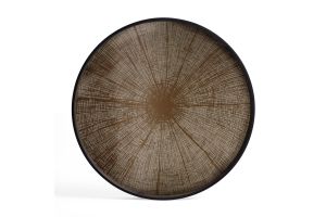 ETHNICRAFT SLICE TRAY - MIRROR - BRONZE -L 61x61x4