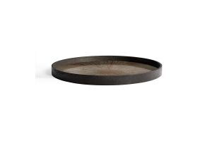 ETHNICRAFT SLICE TRAY - MIRROR - BRONZE -L 61x61x4