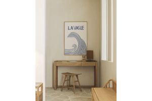 ETHNICRAFT FRAME BUREAU EIKEN 120X43X82 | MET 2 LADES 50516