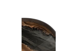 ETHNICRAFT ORGANIC TRAY- GLASS - BRONZE -L 61x61x4