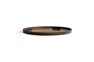 ETHNICRAFT ANGLE TRAY- GLASS- BRONZE- XL 92x92x4