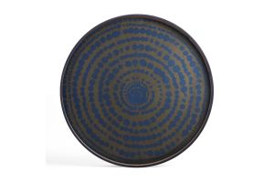 ETHNICRAFT BEADS TRAY- WOOD-  MIDNIGHT- XL 92x92x4