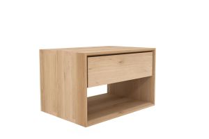 ETHNICRAFT NORDIC II STAAND NACHTKASTJE EIKEN | 1 LADE | 57X40X21