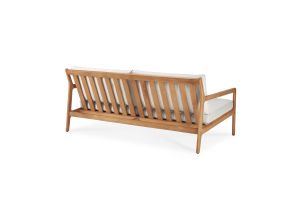 ETHNICRAFT JACK OUTDOOR BANK TEAK | OFF WHITE KUSSEN | ZITHOOGTE 40 CM | 2-ZITS | 180X90X73
ETHNICRAFT JACK OUTDOOR BANK TEAK 