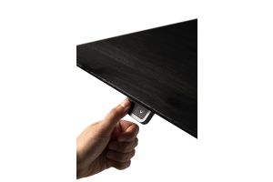 ETHNICRAFT BOK TAFELBLAD EIKEN ZWART 200X90X2