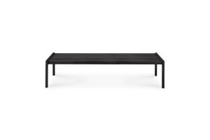 ETHNICRAFT TEAK JACK OUTDOOR COFFEE TABLE BLACK 150x65 10246