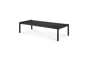 ETHNICRAFT TEAK JACK OUTDOOR COFFEE TABLE BLACK 150x65 10246