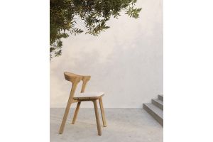 ETHNICRAFT TEAK BOK OUTDOOR DINING CHAIR OFF WHITE 50x54x76 10351