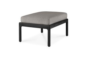 ETHNICRAFT JACK OUTDOOR VOETENBANK TEAK ZWART MOCHA 71X54X40