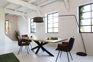 Spicy Zanzibar boomstamrand metalen poot HA
Afwerking HA