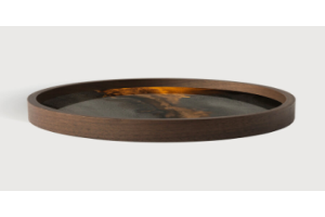  ETHNICRAFT BRONZE ORGANIC VALET TRAY