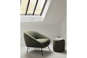 ETHNICRAFT BARROW POEF | PINE GREEN | 40D/40B/40H CM | 20146