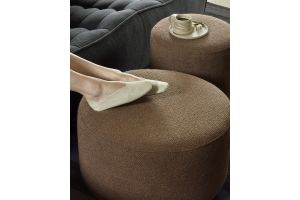 ETHNICRAFT BARROW POEF | COPPER | 60D/60B/35H CM | 20149