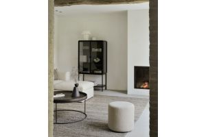 ETHNICRAFT BARROW POEF | OFF WHITE | 40D/40B/40H CM | 20156